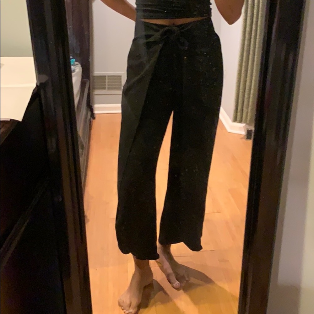 black pants